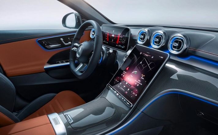  داشبورد مرسدس بنز C200 L 2024 با نمایشگر ۱۱.۹ اینچی – Mercedes-Benz C200 L Dashboard 