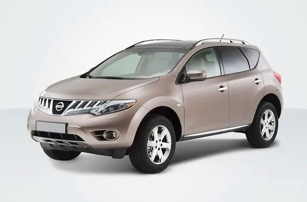 نمای جلو نیسان مورانو LE مدل 2009-2012، کراس‌اوور لوکس ژاپنی. (Nissan Murano LE 2009-2012 Front View, Japanese Luxury Cr