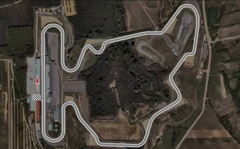 نقشه هوایی پیست هانگارورینگ مجارستان (Hungaroring F1)