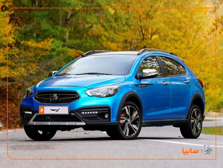  نمای جانبی سایپا آریا اتوماتیک ۲.۰ لیتری مدل ۱۴۰۵ 